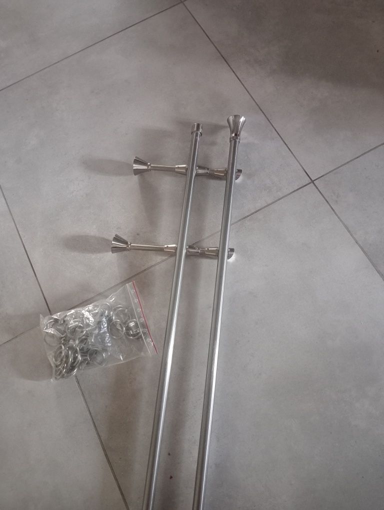 Karnisz 170 srebrny
