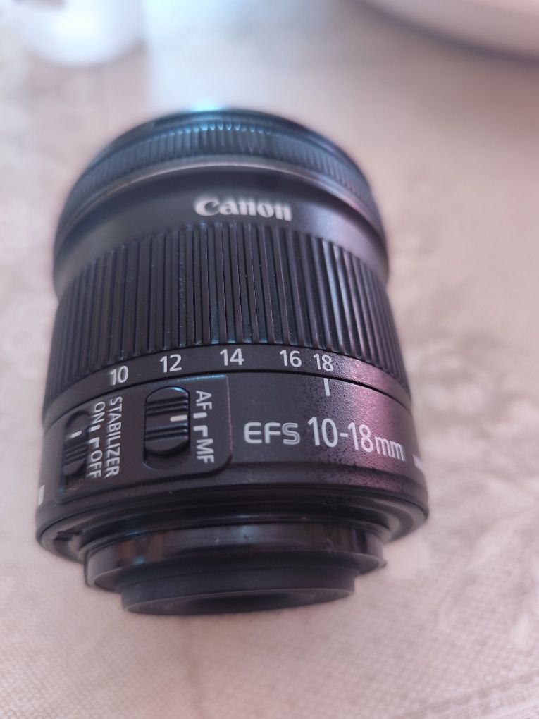 Lente Canon EFS 10-18mm