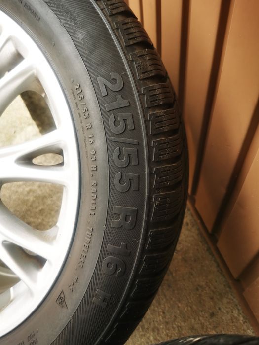 Komplet kół 5x108 z oponami zimowymi 215/55/16