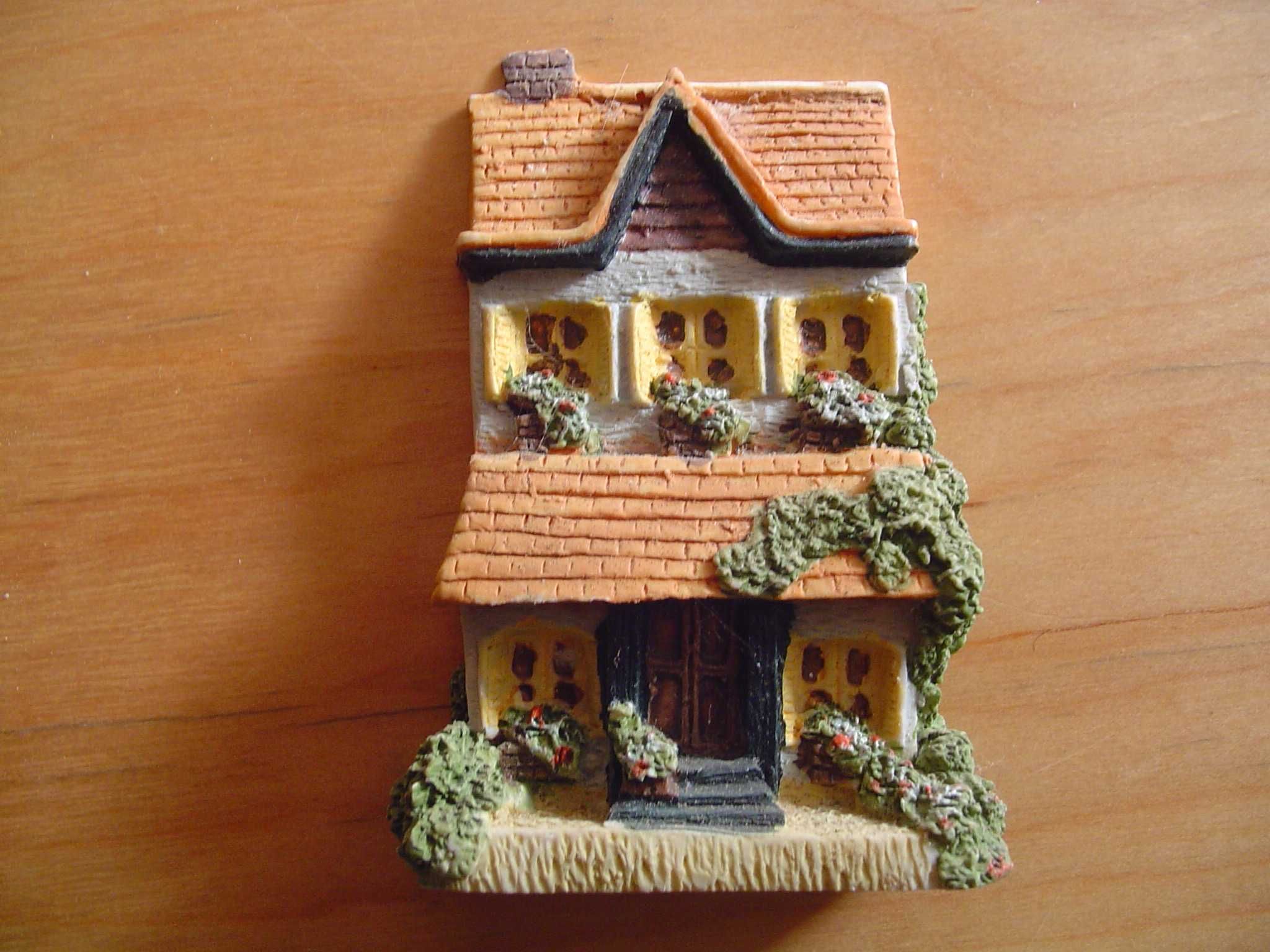 Casas miniatura em resina