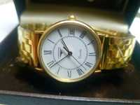 LONGINES oryginalny pozlacany meski zegarek kwarcowy Vintage SWISS