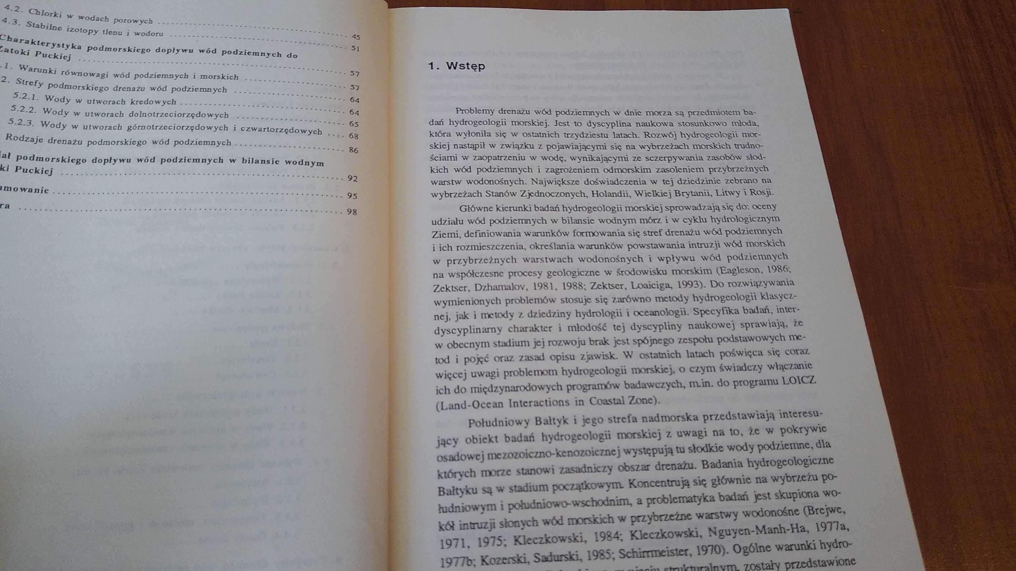 Zatoka Pucka jako obszar drenażu wód podziemnych H Piekarek-Jankowska