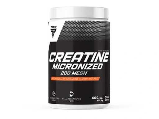 Kreatyna Monohydrat Trec Nutrition Creatine Micronized 200 Mesh 400kap