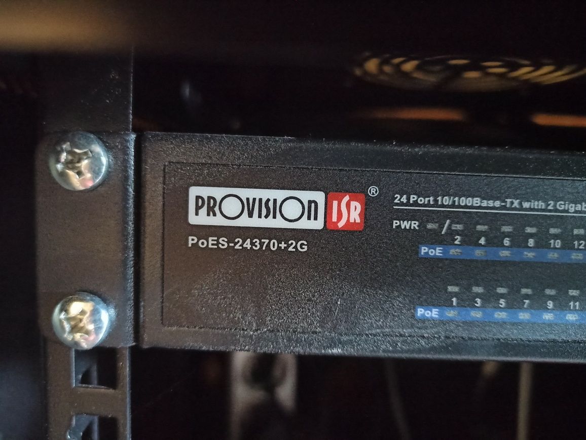 Switch provision poes-24370 Poe 24 port , 2x gigabit