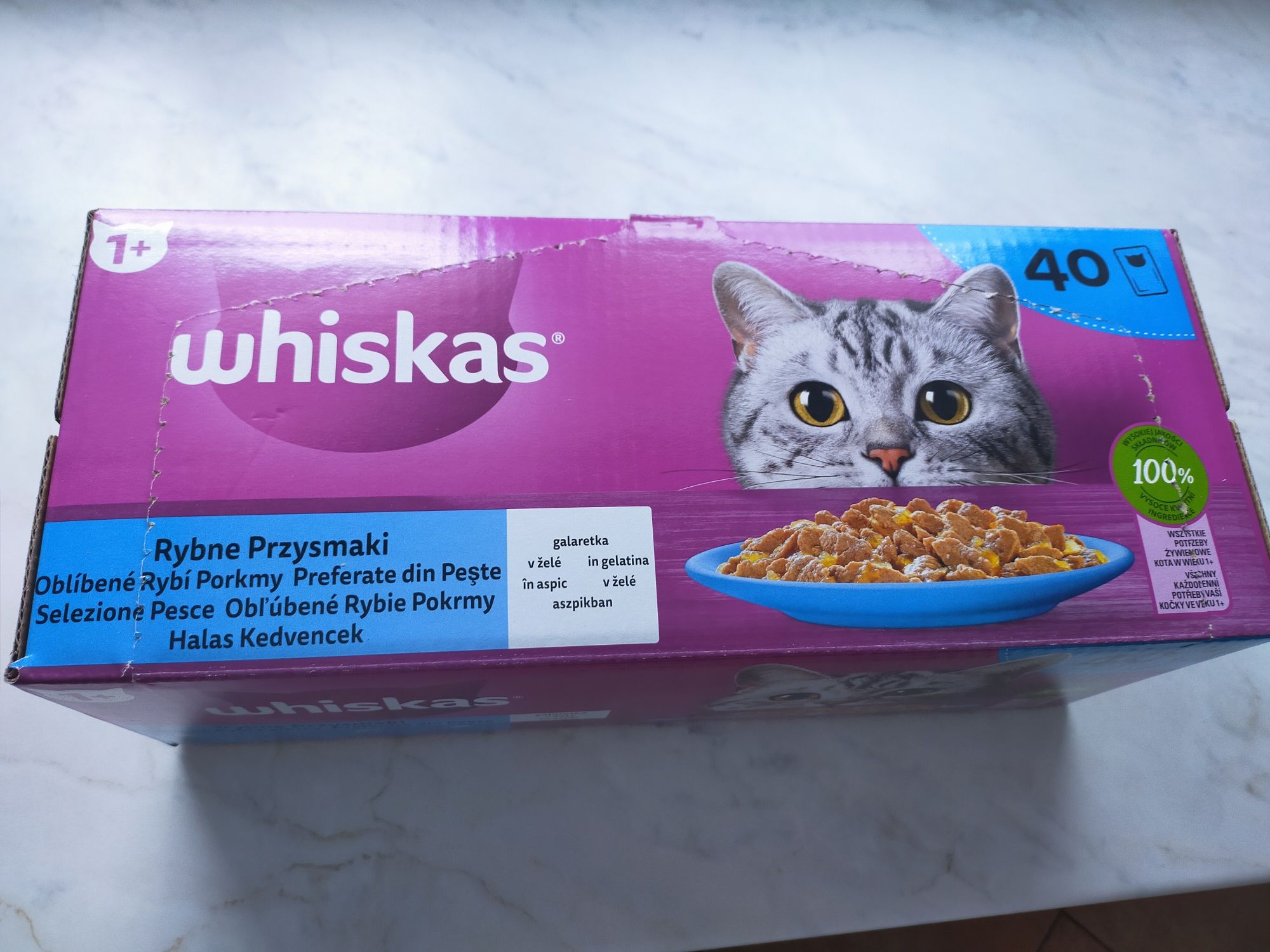 Whiskas rybne smaki 40x85g