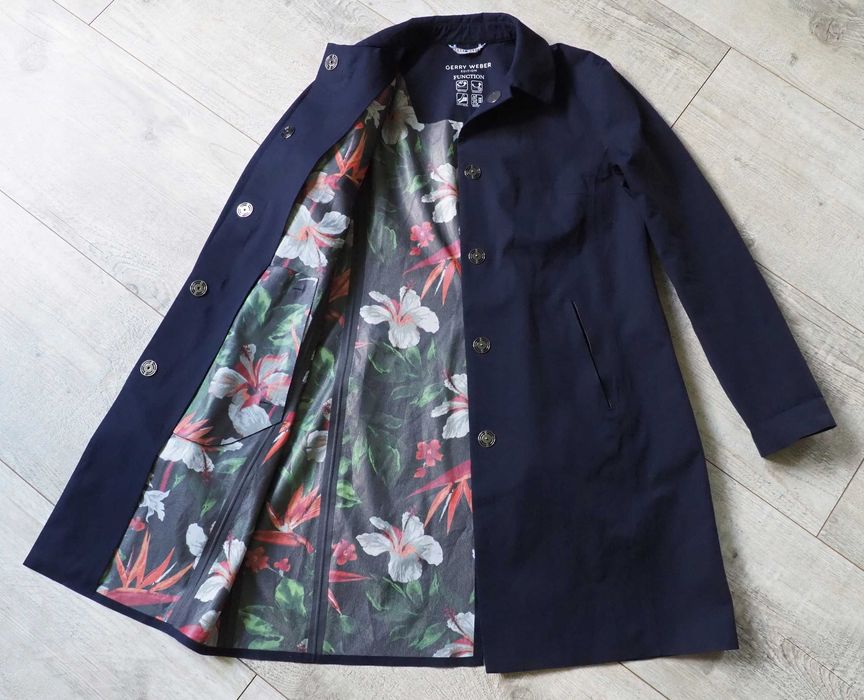 GERRY WEBER Edition_wodoodporny płaszcz damski_rozmiar 36/38