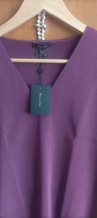 Conjunto de saia e blusa novo Massimo Dutti