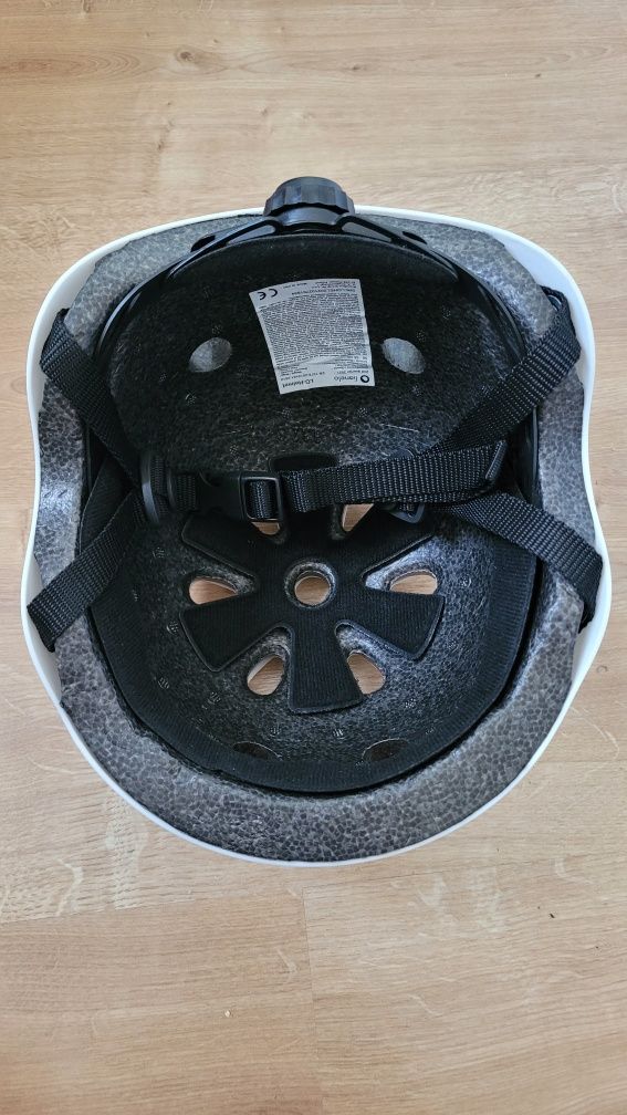 Kask rowerowy dla dzieci Lionelo Helmet, S, 50-56 cm, biały