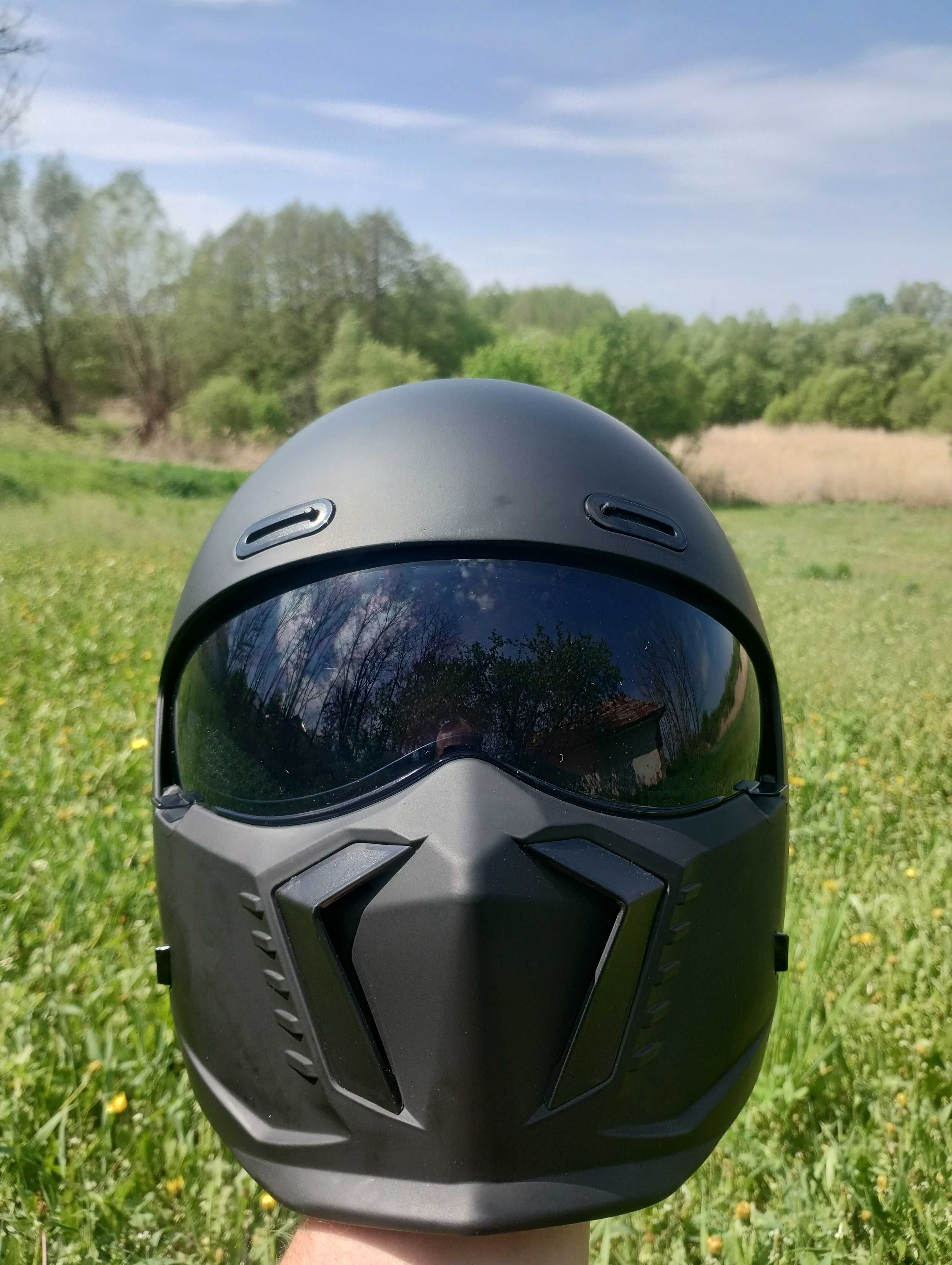 Шлем, Шолом, Новий Scorpion Retro Motorcycle Exo Combat. М розмір