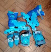 Patins em linha Toy's R Us, tamanho 31-34, usados