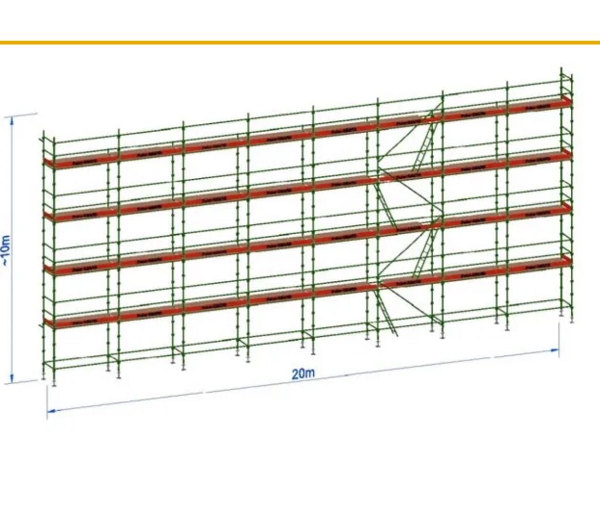 Rusztowania choinkowe 100m2