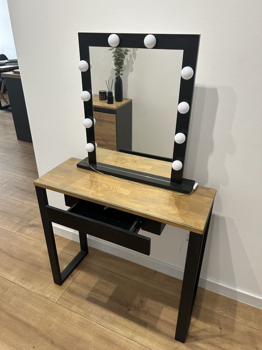 Toaletka z lustrem loft