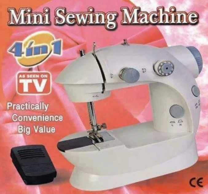 Портативна швейна машинка 4 в 1 Sewing Machine з адаптером з педаллю