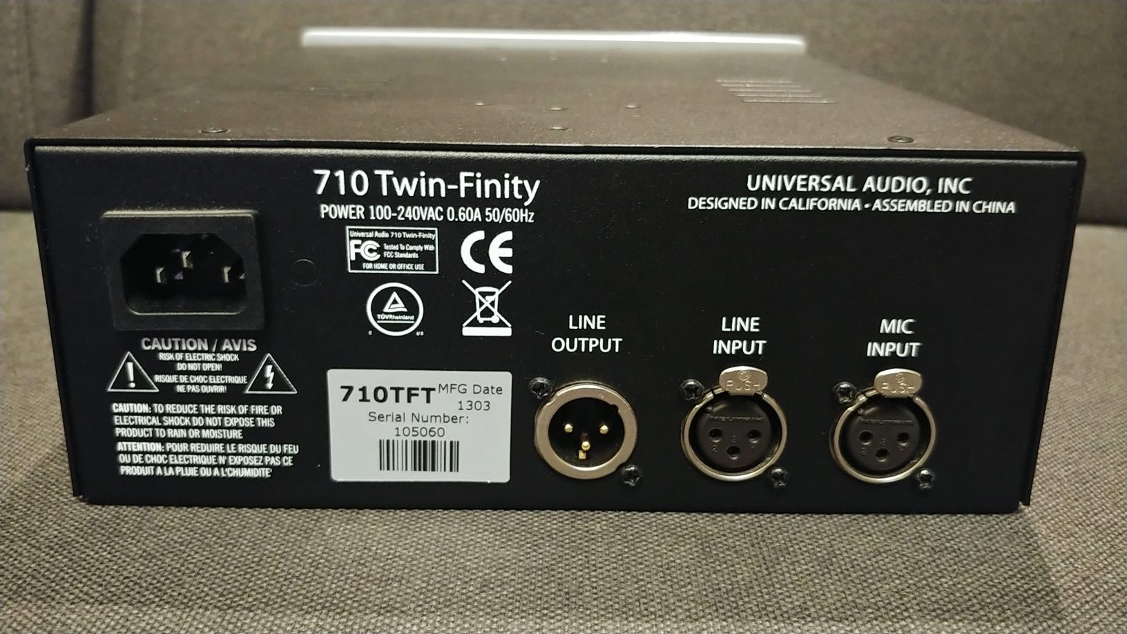 Preamp Universal Audio Twin Finity 710