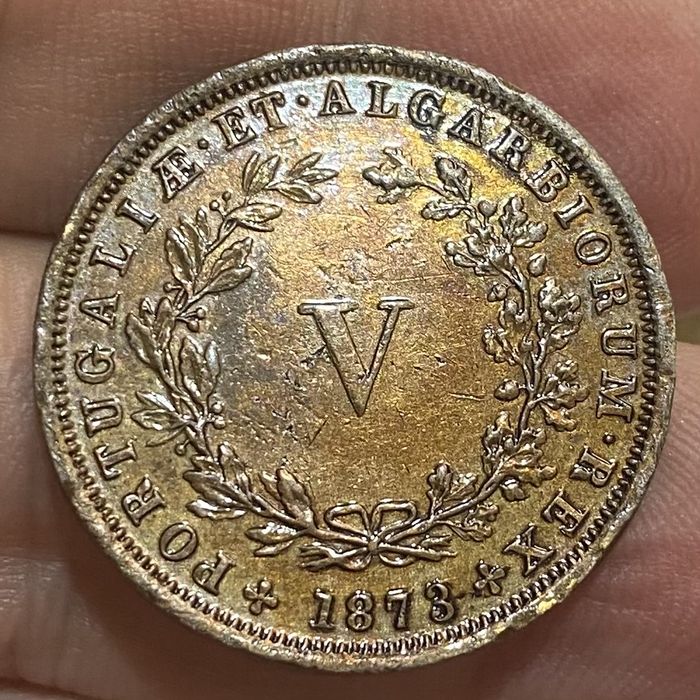 Moeda V Reis D LUIS 1873