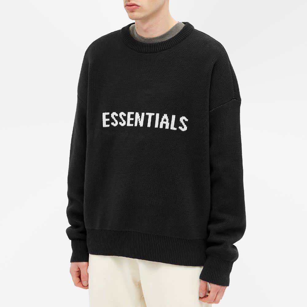 Fear Of God Essentials Knit Sweater Black