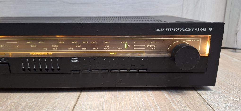 Unitra Tuner Stereofoniczny As 642 ! BDB stan ! NIE PRZESTROJONY !