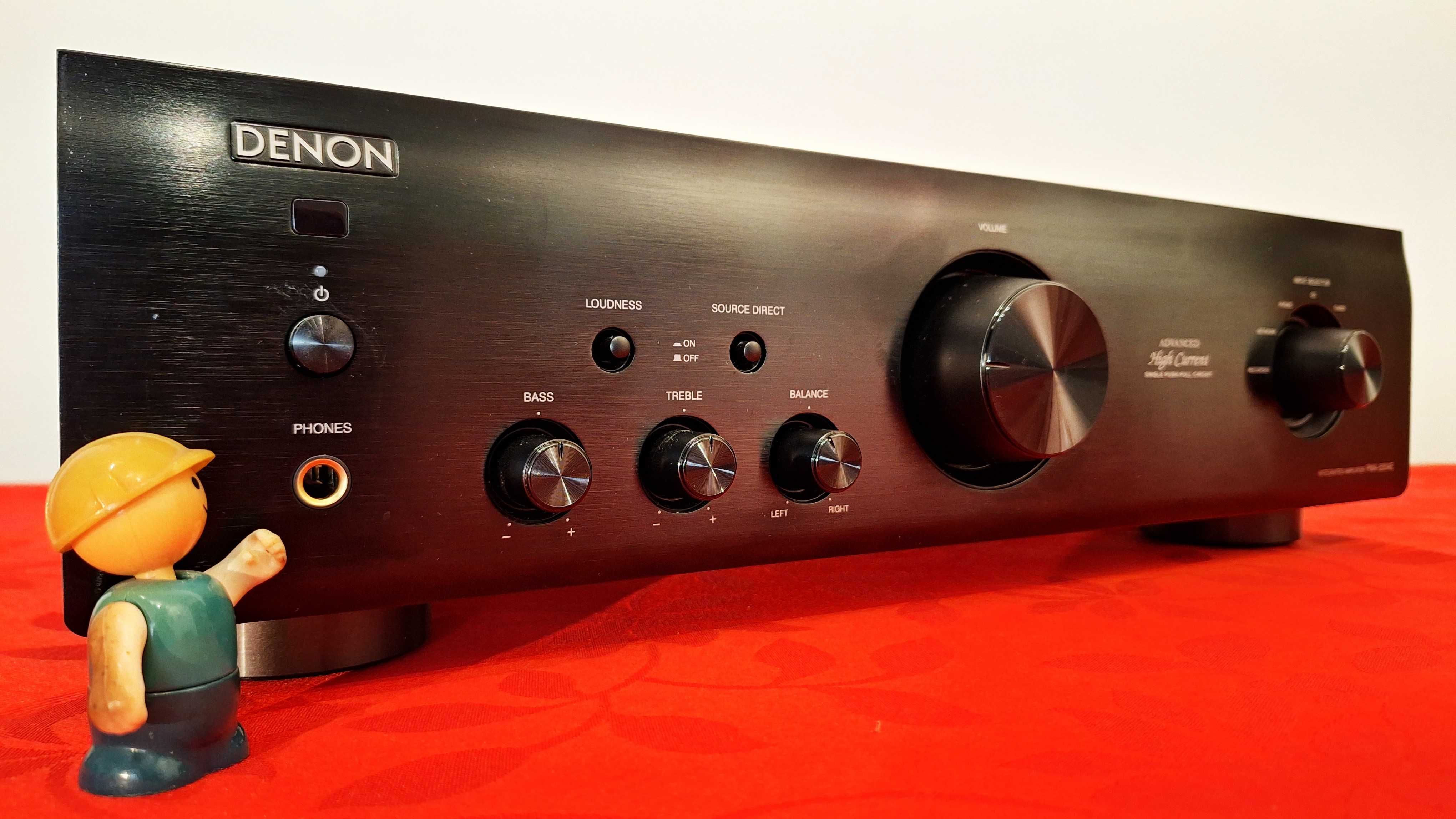 Amplificador integrado DENON PMA-520AE com comando remoto