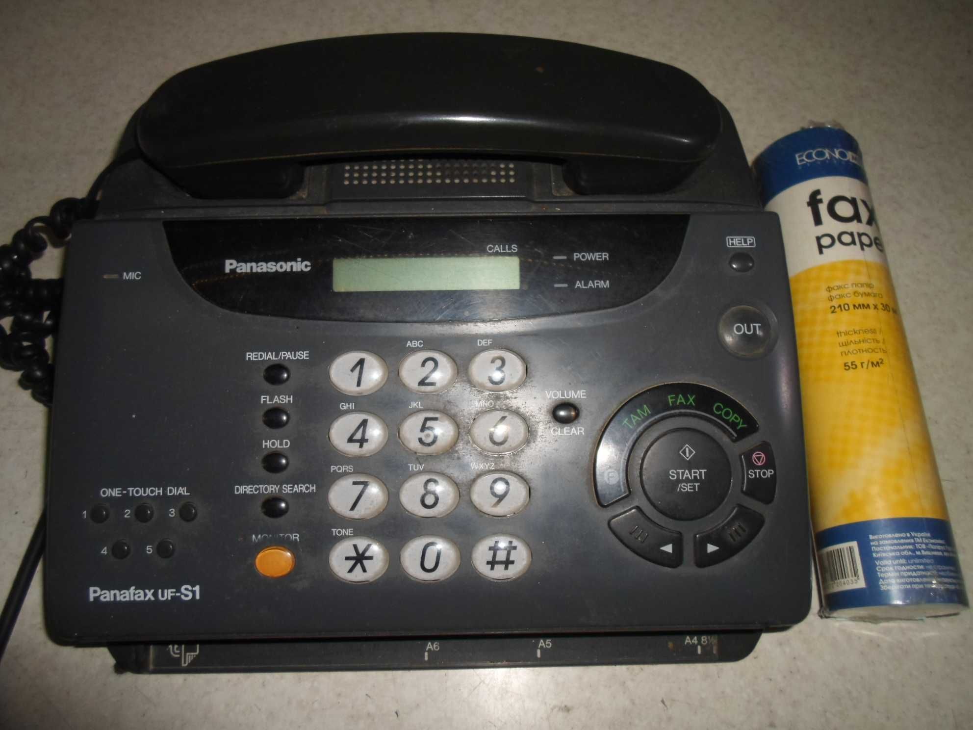 Факс телефон Panasonic Panafax UF-S1, автоответчик