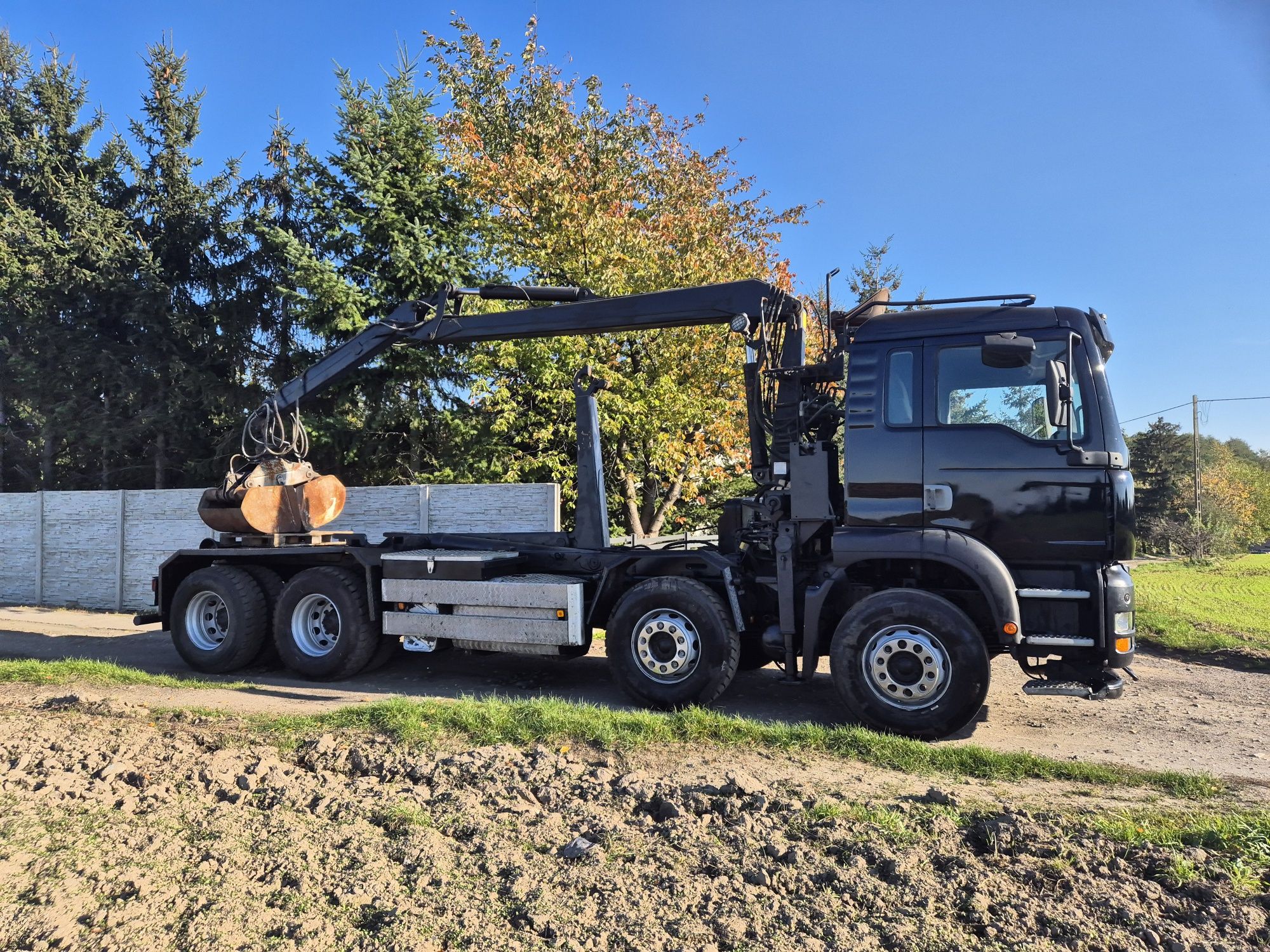 Man Tga 8x4 32.460 hakowiec hds czerpak