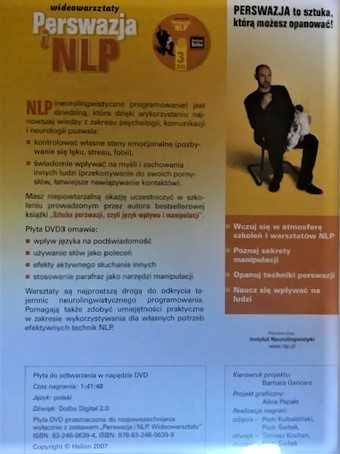 Perswazja NLP - wideowarsztaty; Andrzej Batko  4CD;  nowy