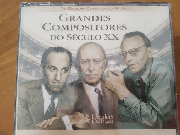 Grandes Compositores do Século XX. CD triplo. NOVO