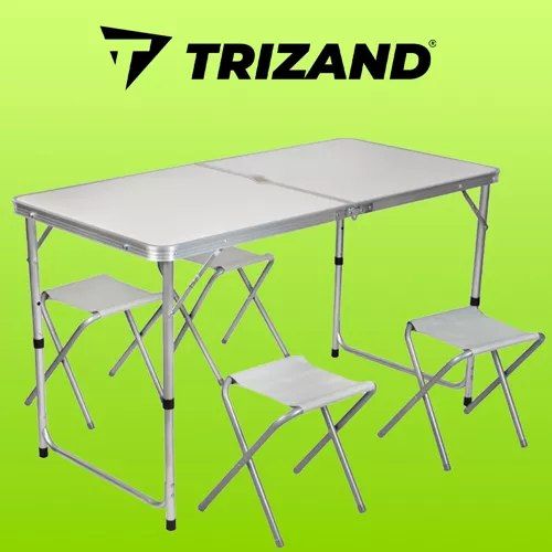 Zestaw kempingowy stolik plsu krzesełka  Trizand 23238