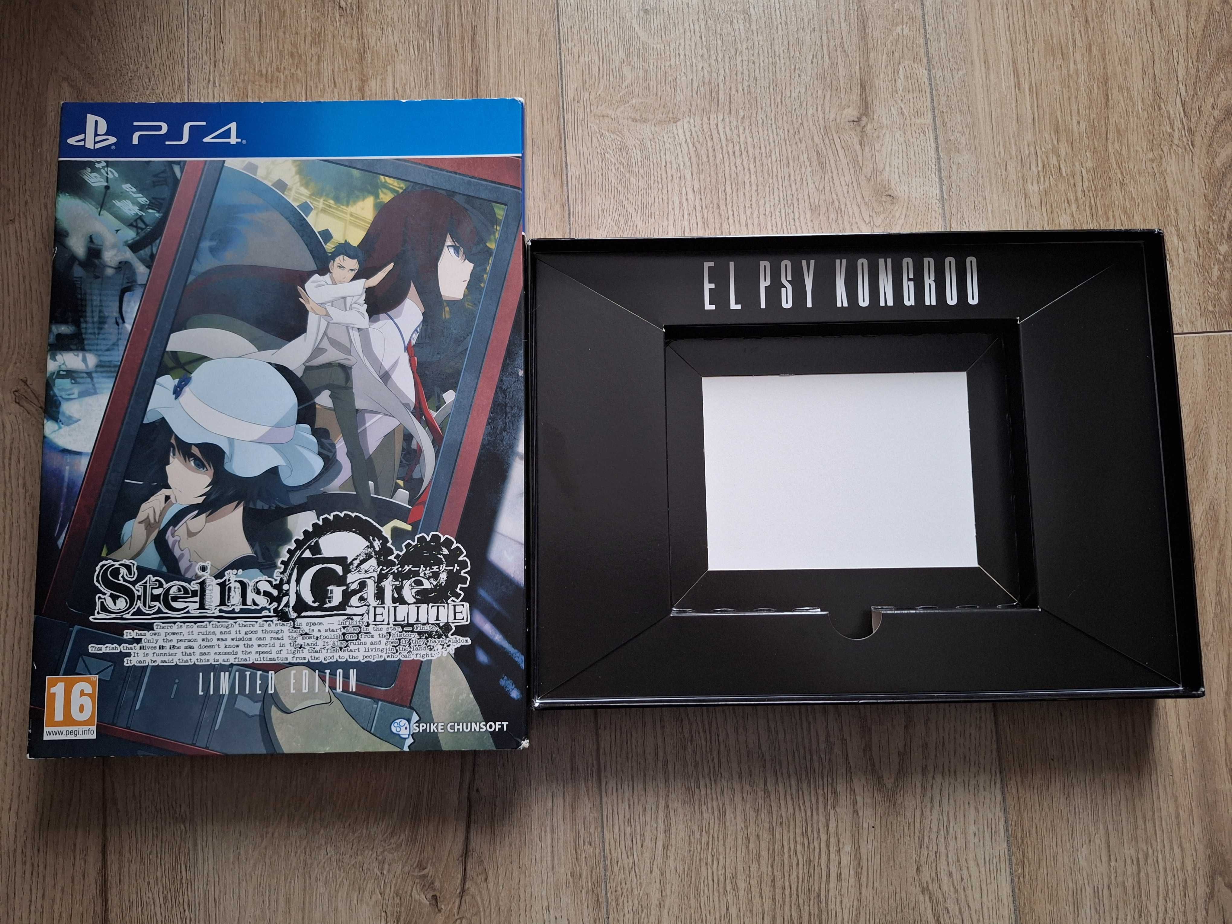 Steins Gate Elite pudełko od edycji kolekcjonerskiej PS4