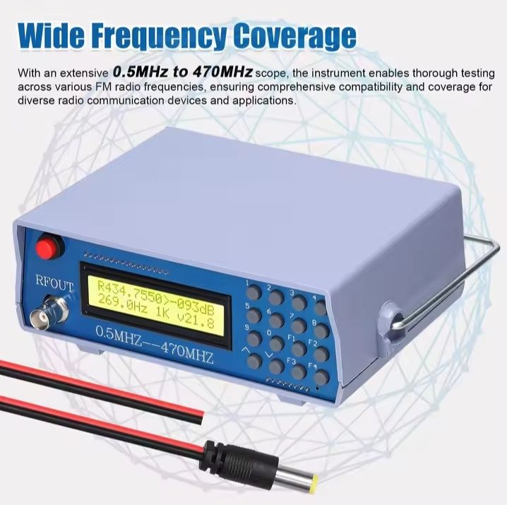 Генератор радиочастотных сигналов ГСС 0,5-470 MHz МГц FM ФМ