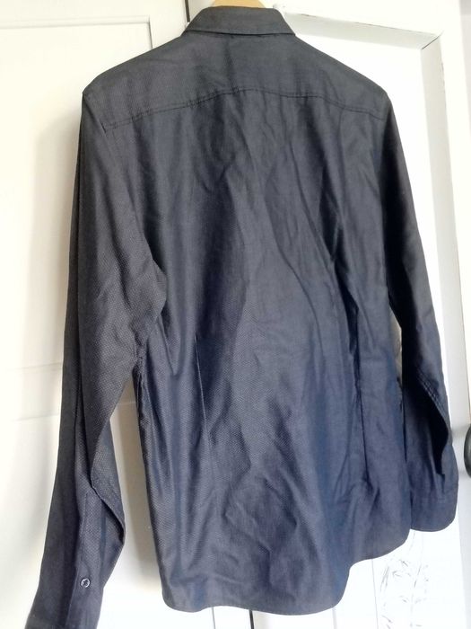John Lewis bawełniana koszula męska M 48 długi rękaw oryginalna