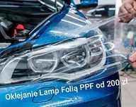 Usługa Oklejanie lamp samochodowych folią PPF ot 200 zł.