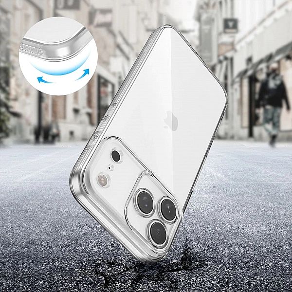 Etui Tech-Protect FlexAir na iPhone 17 Pro Max - przezroczyste