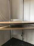 Regal rtv z metalowych rurek