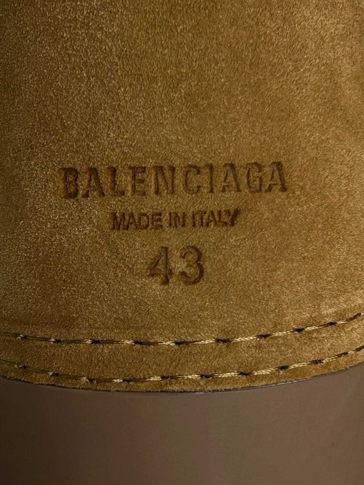 BALENCIAGA ALASKA High Fur Boots ботинки чоботи коричневі сапожки 43