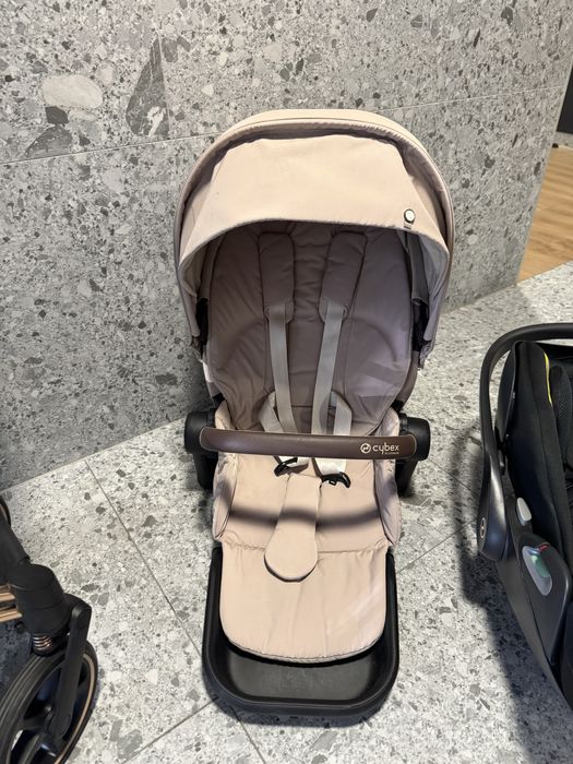 Cybex priam 4.0 rose gold 3w1 sepia black cozy beige