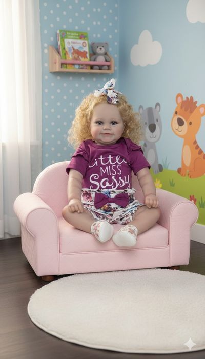 Реборн крупна 60 см, Лялька Reborn кукла