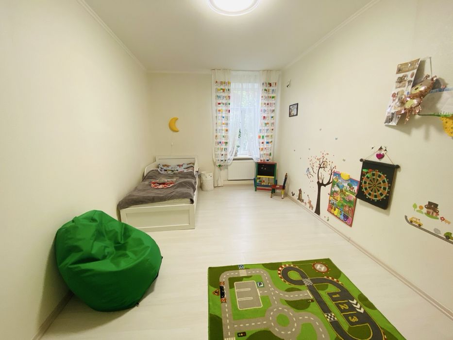 Дитяче ліжко білого кольору 90×200 см