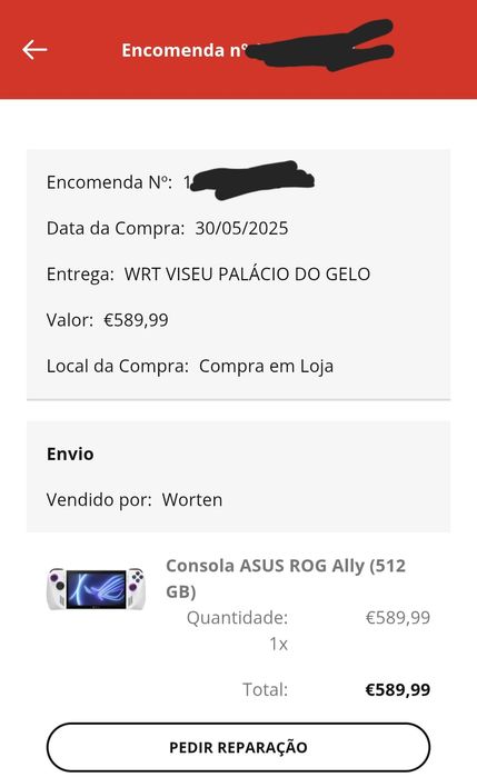 Consola asus Rog ally z1 extreme