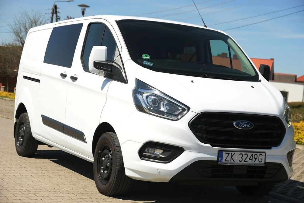 Ford Ford TRANSIT CUSTOM 2.0 LONG 130KM Salon PL Brygadowy 6 osób LED