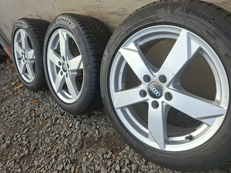 [K105] KOŁA ZIMOWE,ALUFELGI 17'' 5x112 AUDI A4 B8,B9,A6 C6+225/50.