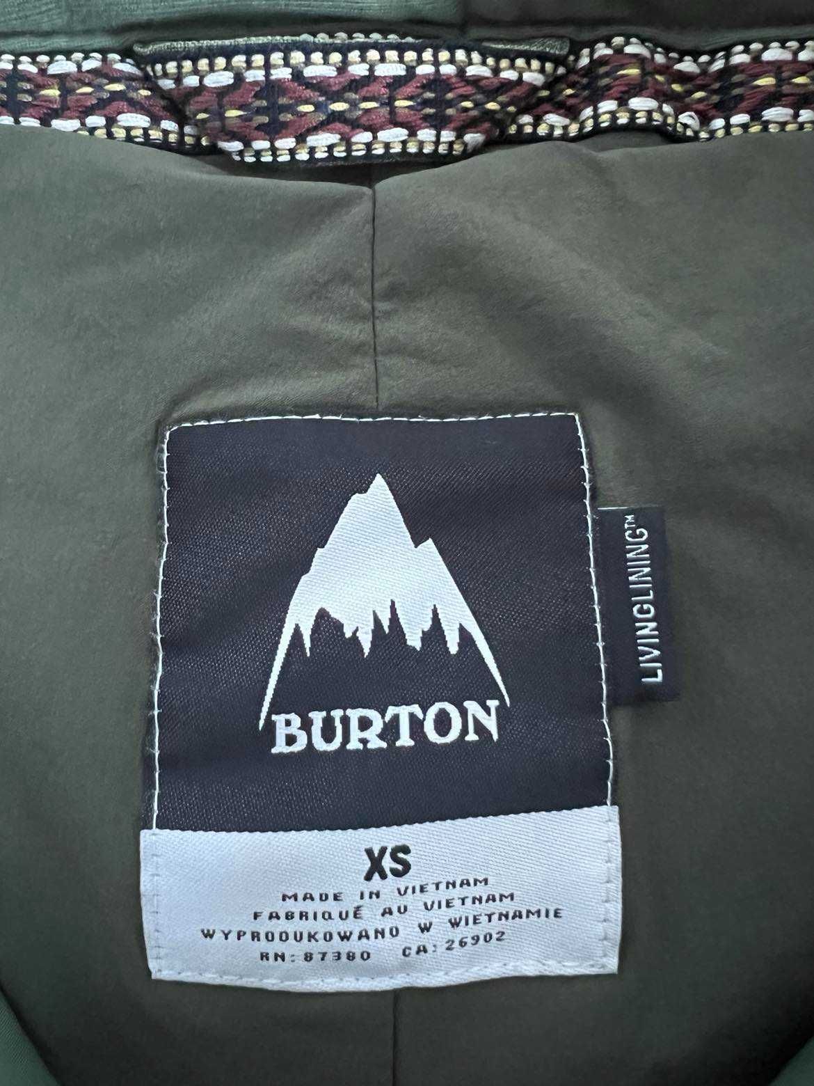 Spodnie narciarskie BURTON Thermolite damskie XS zielony bardzo dobre