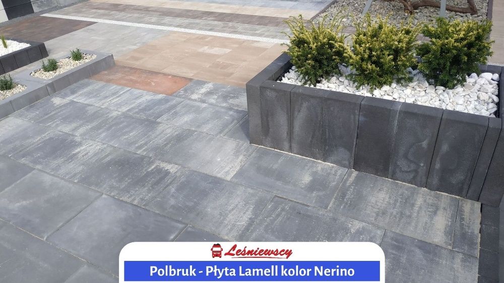Płyta tarasowa Polbruk-Lamell kolor Nerino 60x40 grubość.4,5cm KURIER