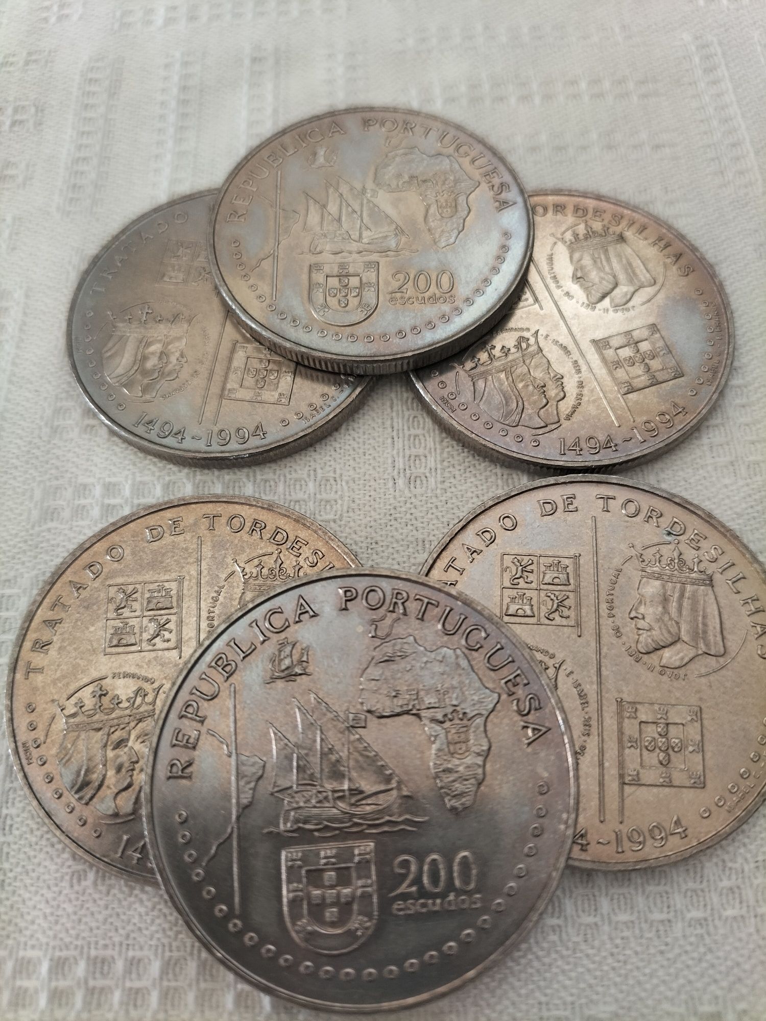 Moedas antigas Portuguesas