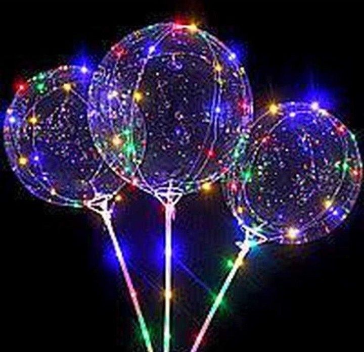Светящиеся шарики БоБо • надутые , готовые , самовывоз, •LED гирлянда