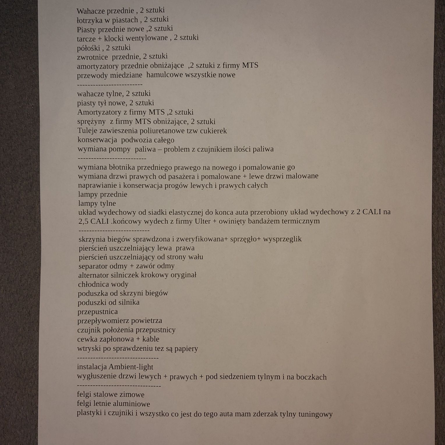 Sprzedam nie skończony projekt.