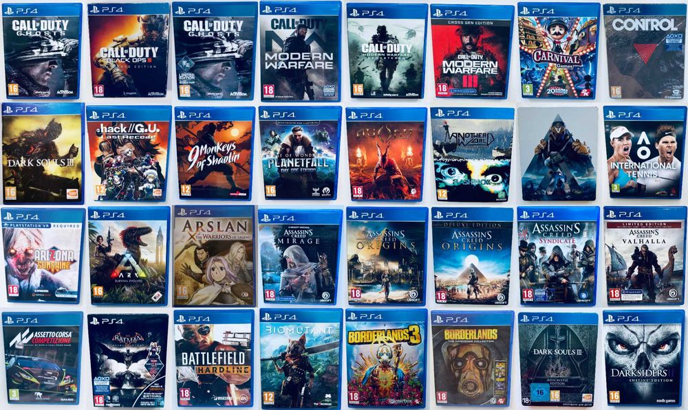 Диски Sony PlayStation 4