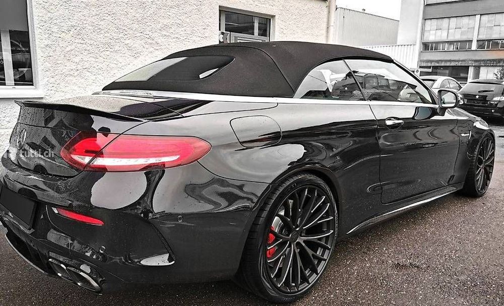 MERCEDES W205 CABRIO WZÓR AMG SPOILER LOTKA NA KLAPĘ PODKŁAD