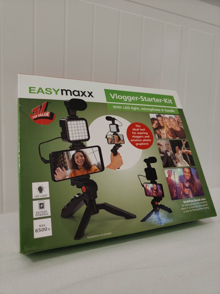 Vlogger-StarterKit Easymaxx zestaw dla vlogera Stan nowy Nowy