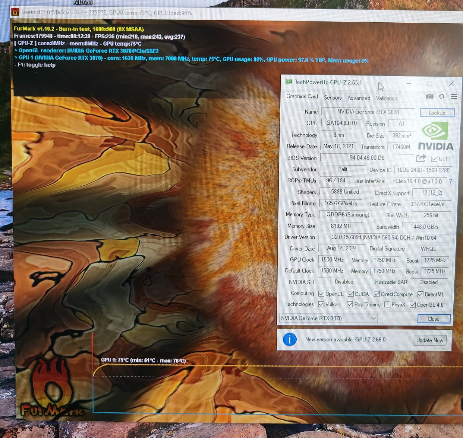 GeForce RTX 3070 Palit Jet Stream
