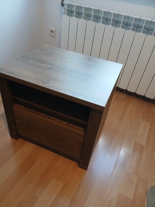 Szafka nocna, ciemny dąb,orzech